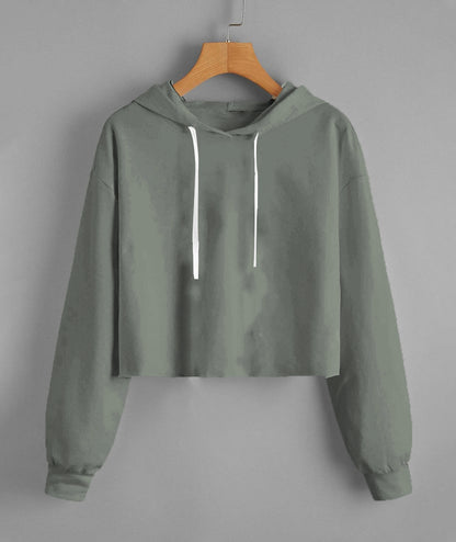 Lady'S Cropped Hoodie | Independent Trading Co. AFX64CRP